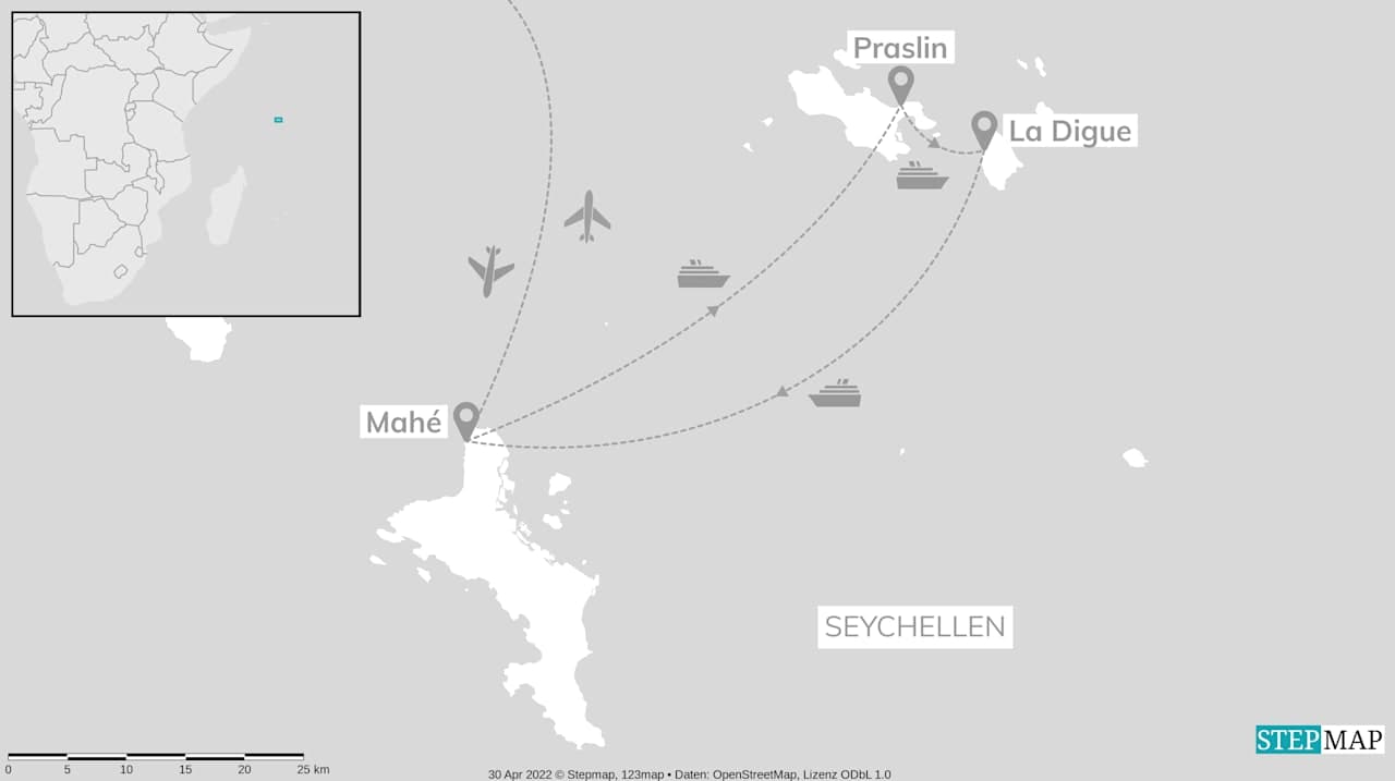 Seychellen eilandhoppen: de drie klassiekers