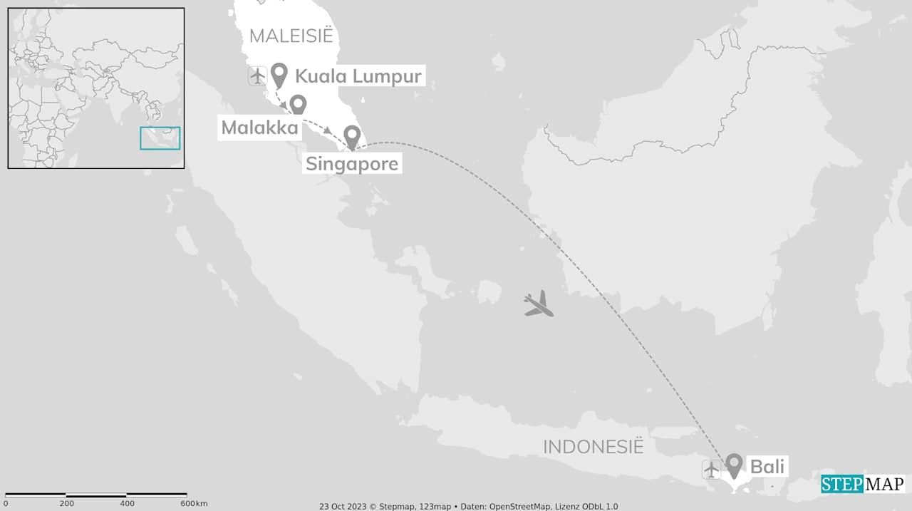 Maleisië, Singapore & Bali: stadslichtjes tot sunrisehikes