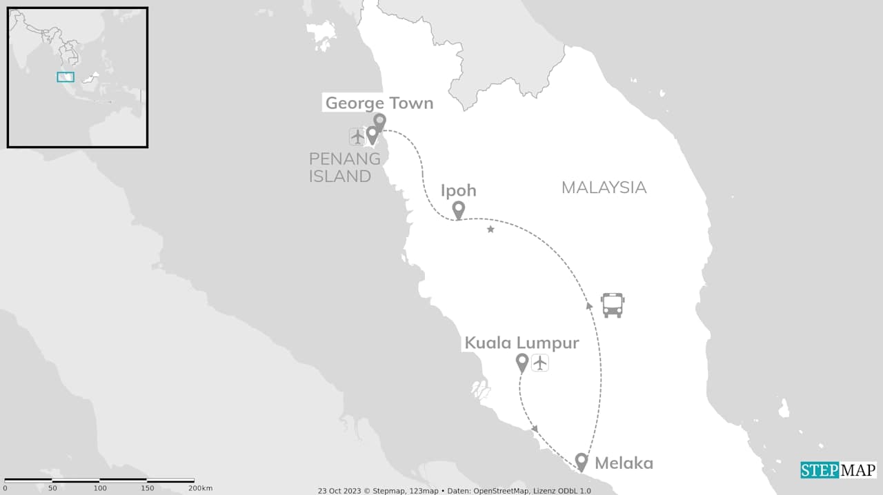 Malaysia up close: Lively streets and lush green peaks
