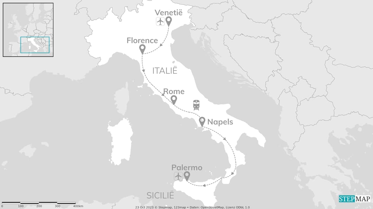 Railroad Italia: avontuur van Venetië naar Sicilië