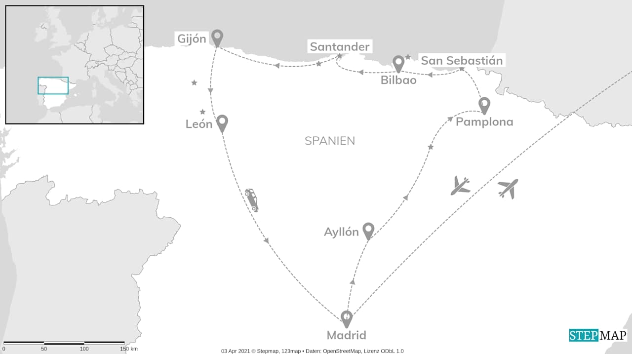Spaniens Norden: Roadtrip vom Outback zur Steilküste