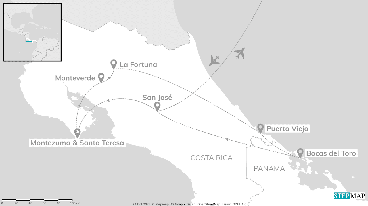 Costa Rica & Panama: naar het nevelwoud