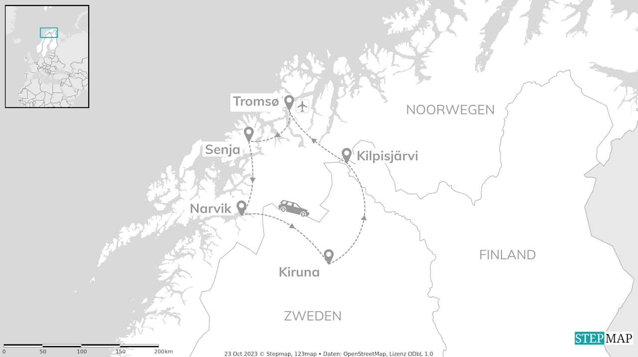 Nordic roadtrip: in de gloed van de middernachtzon