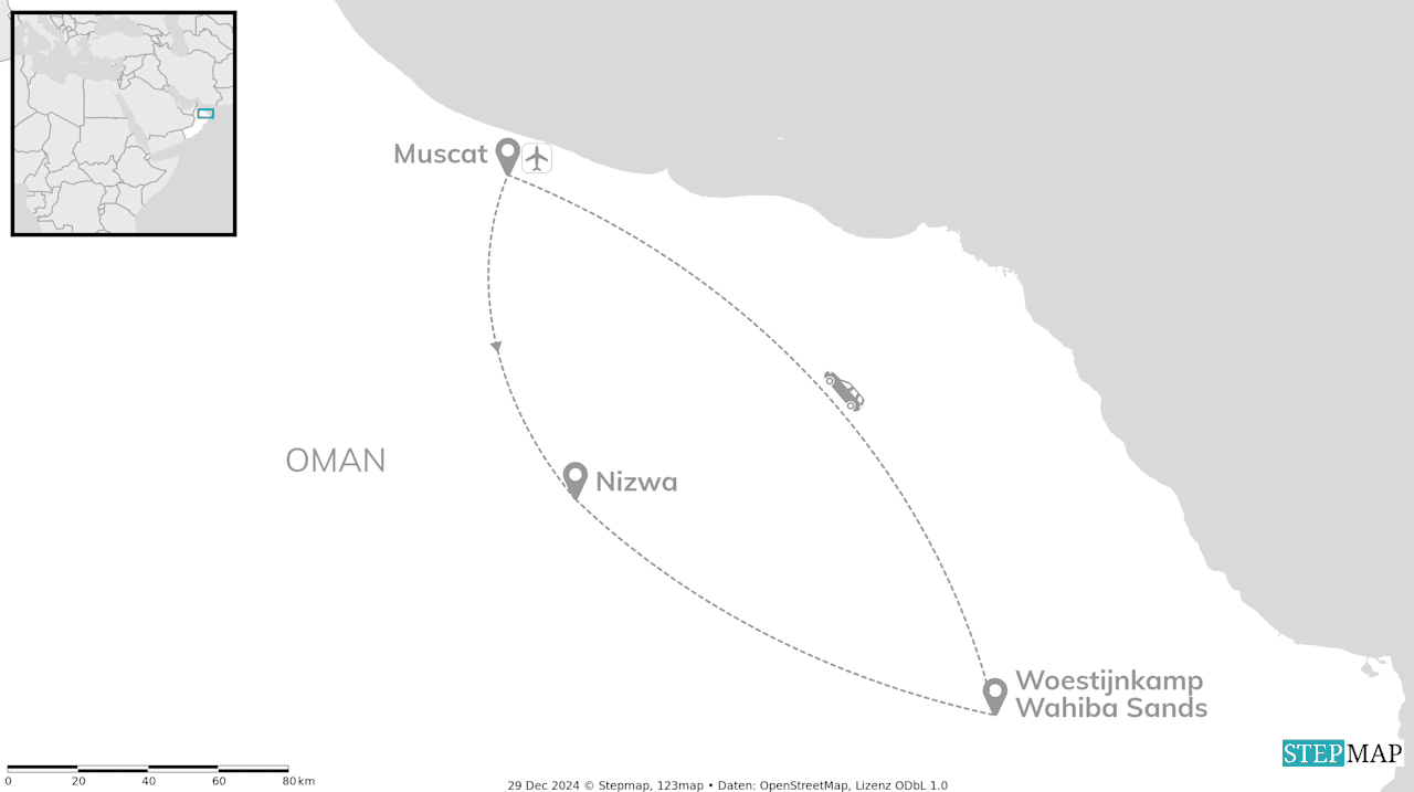 2 for 1 Oman: roadtrip to sands, souks & sea breeze