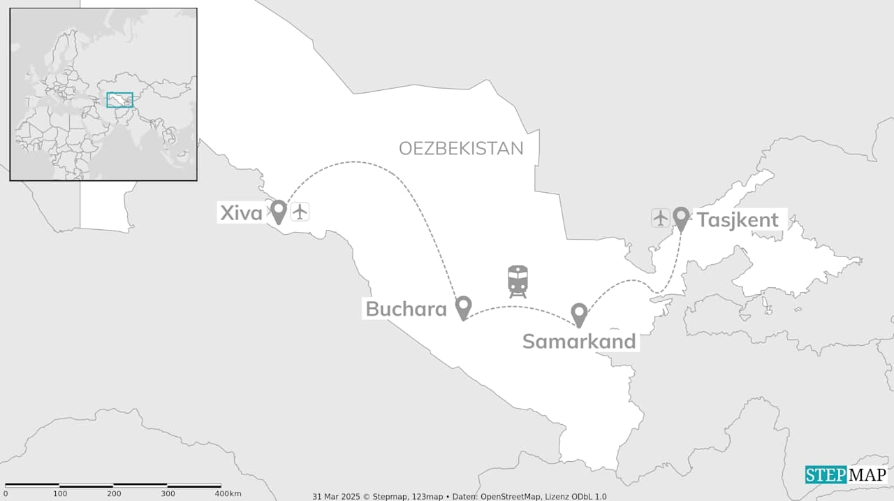 Oezbekistan in style: van Zijderoute tot 1001 Nacht