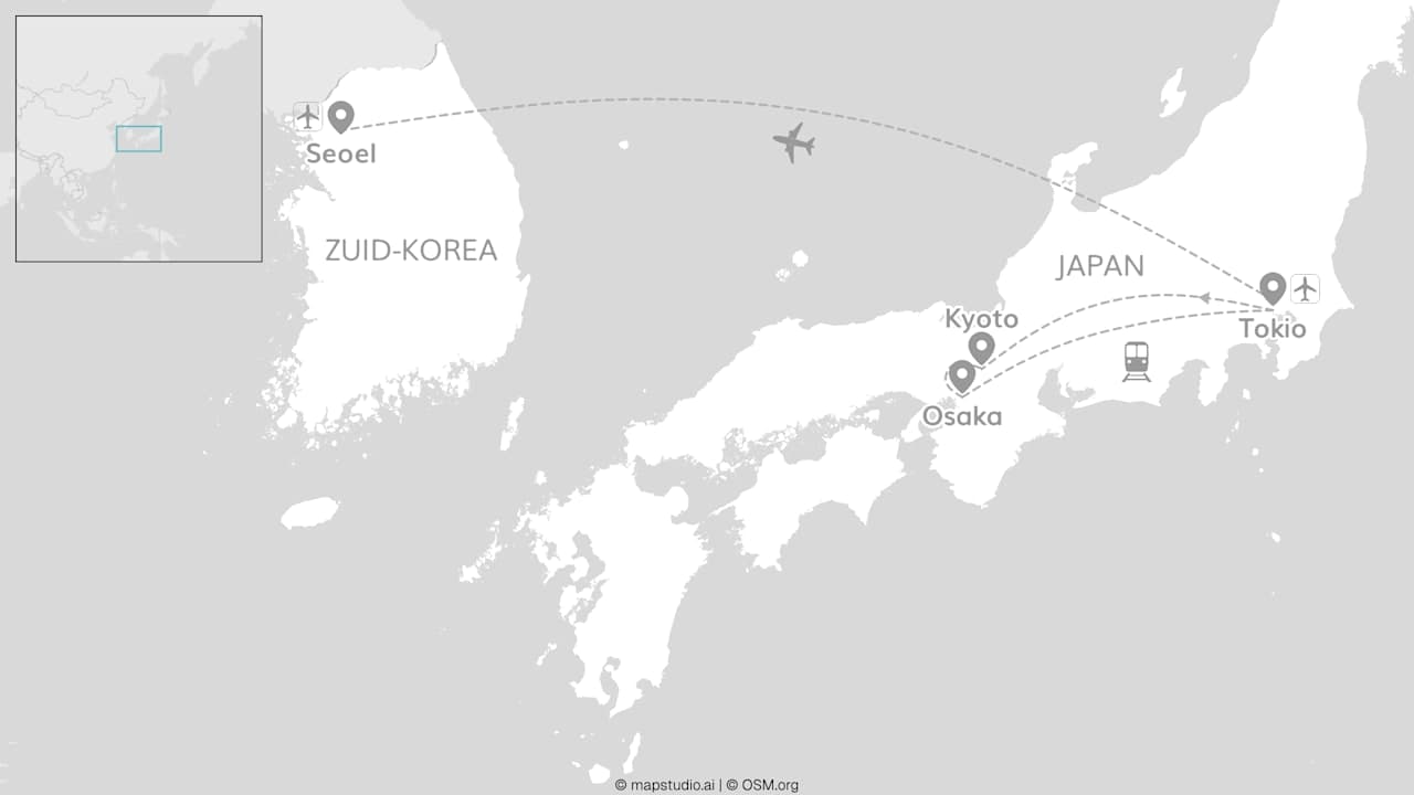 Japan ontmoet Korea: Shibuya, Shinto & Seoel