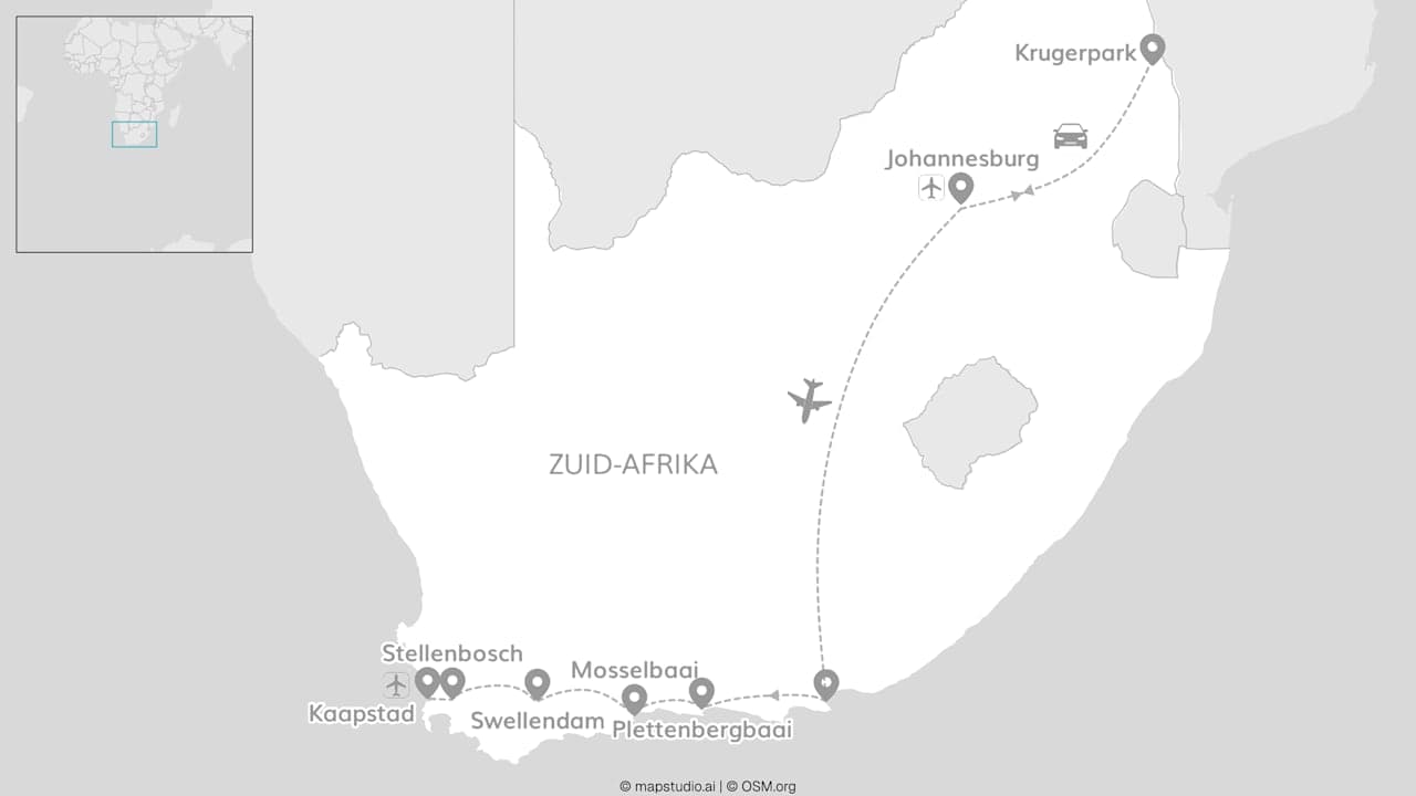 2 for 1 Zuid-Afrika: roadtrip via de Tuinroute naar wildlife
