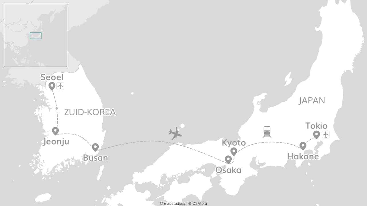 Zuid-Korea & Japan: cityhoppen naar Mount Fuji