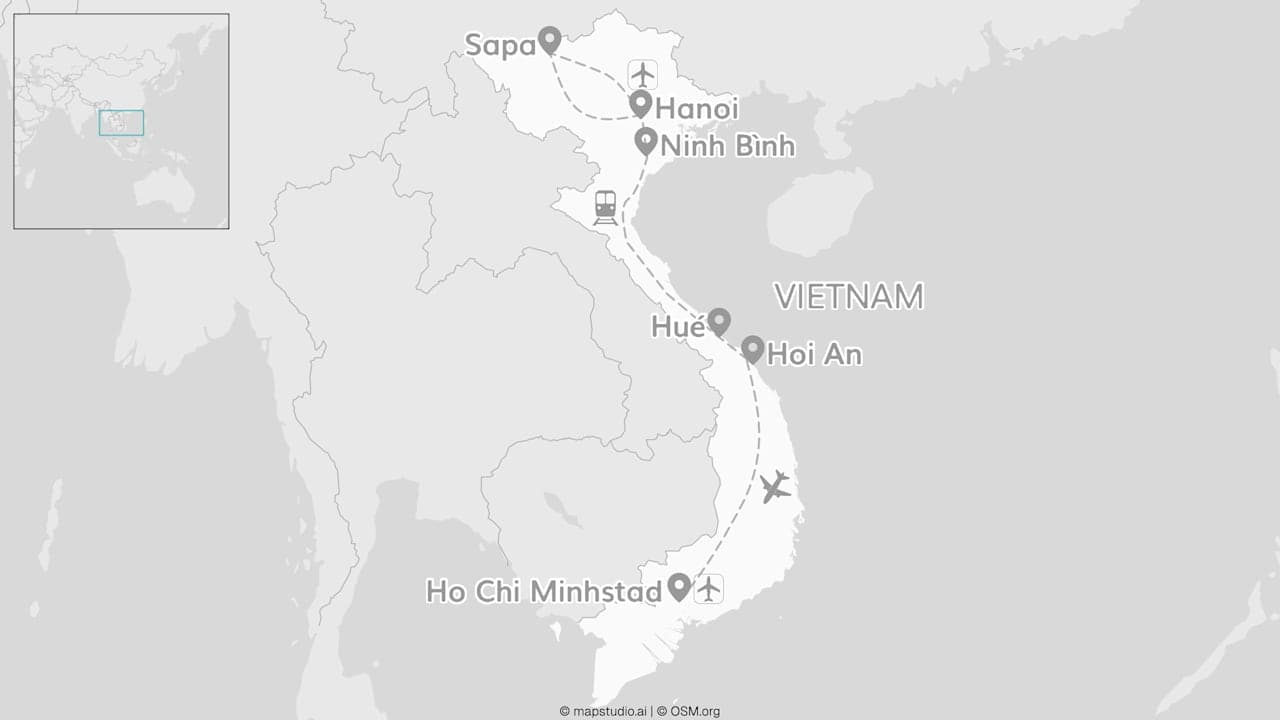 2 for 1 Vietnam: van trektocht tot draken