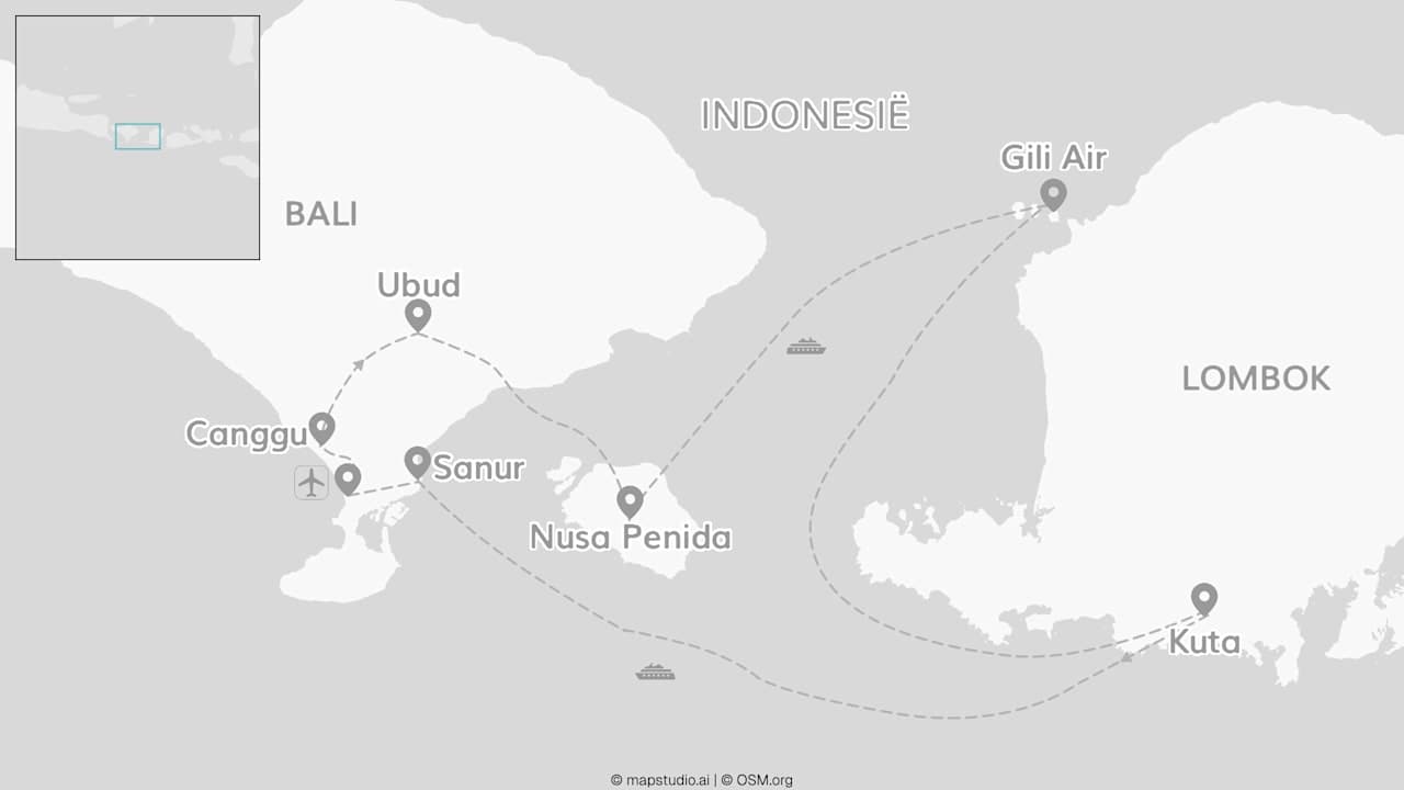 2 for 1 Bali: eilandhoppen met Nusa Penida, Gili & Lombok