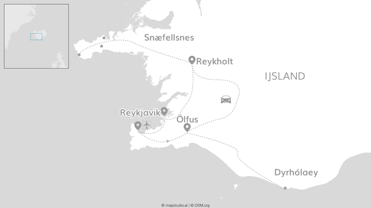 IJslands zuidkust: winterse roadtrip naar het noorderlicht