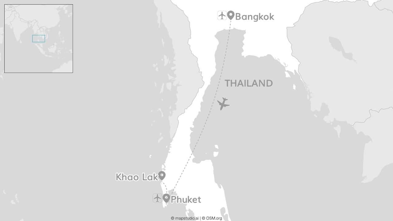 Bangkok & Khao Lak: tempels, tuktuks & stranden