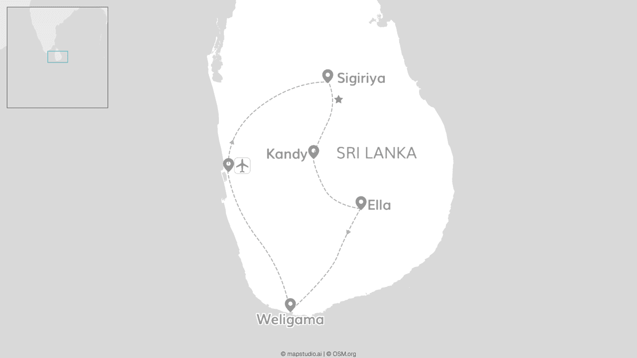 Stralend Sri Lanka: strand, specerijen & savanne