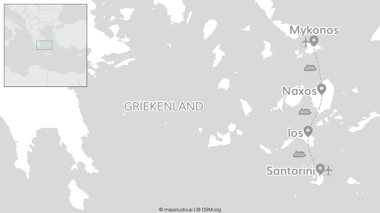 Griekenland eilandhoppen: de parels van de Egeïsche Zee