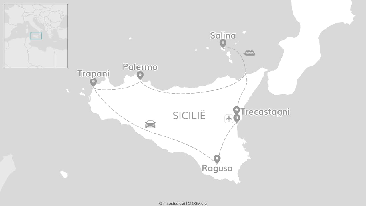 Sicilië & Salina: naar de vulkanische eilanden