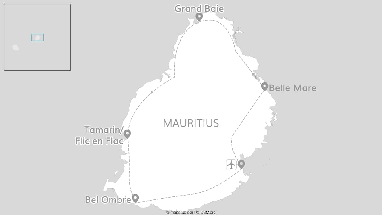 Mauritius' highlights: van watervallen tot zevenkleurige aarde