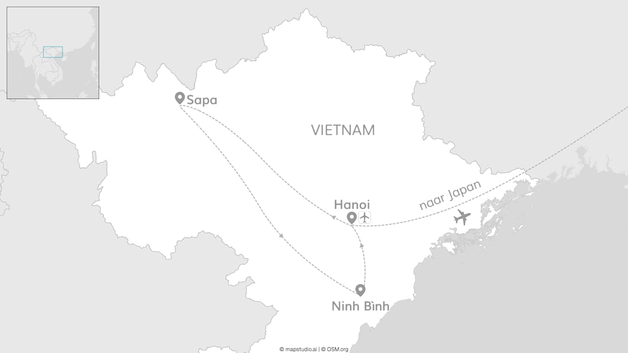 2 for 1 Vietnam & Japan: Hanoi, local living, Osaka & Tokio