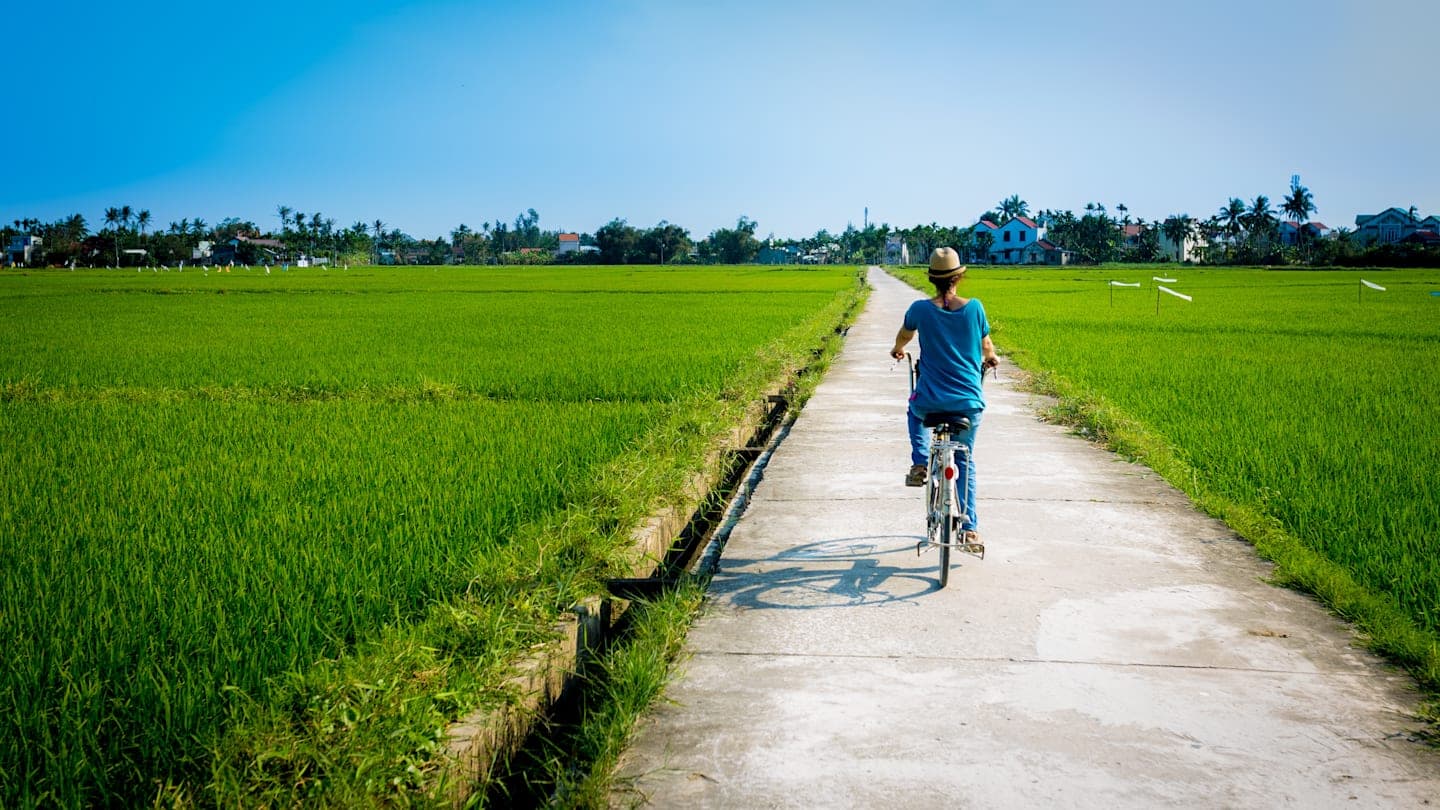 Fiets- & boottocht door het platteland in de middag vanuit Hoi An thumbnail