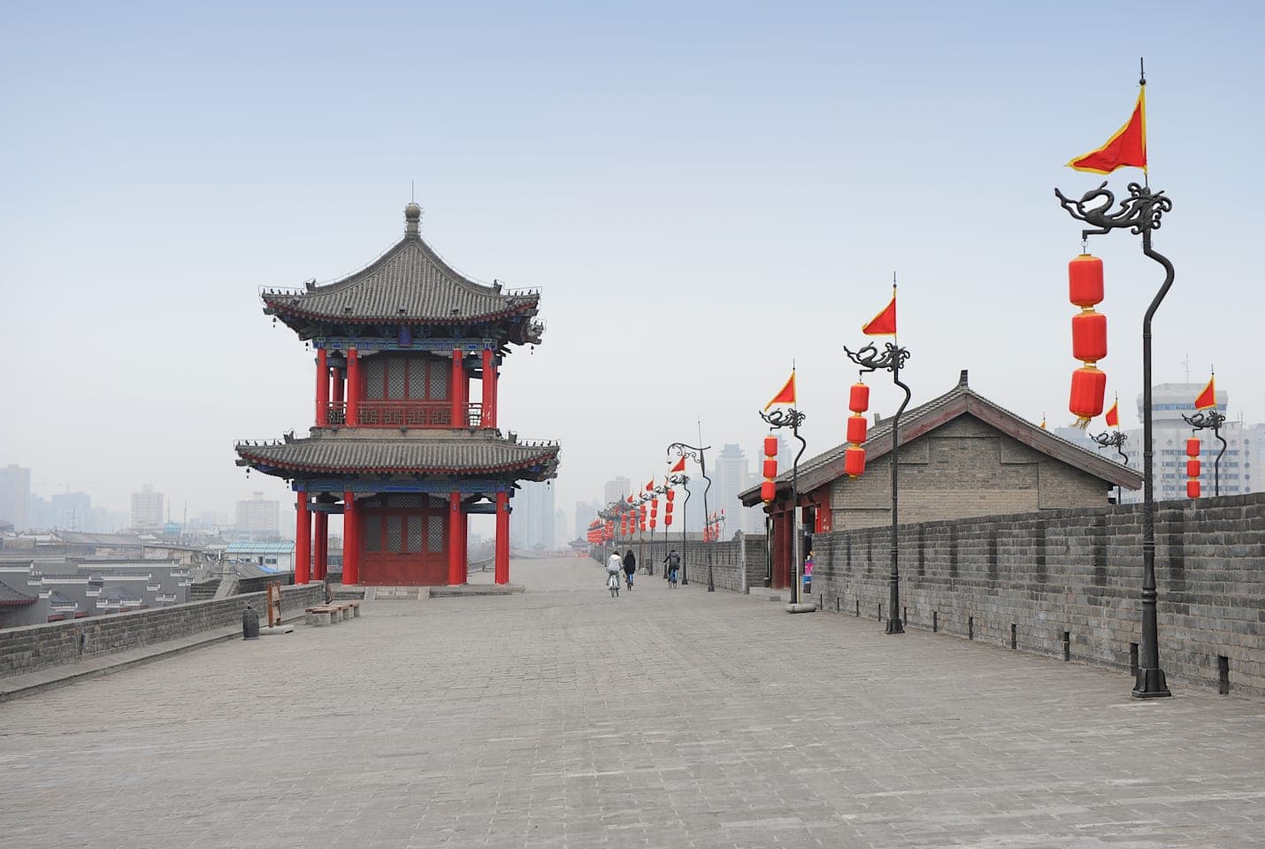 Tour langs de Chinese stadsmuur in Xi'an thumbnail