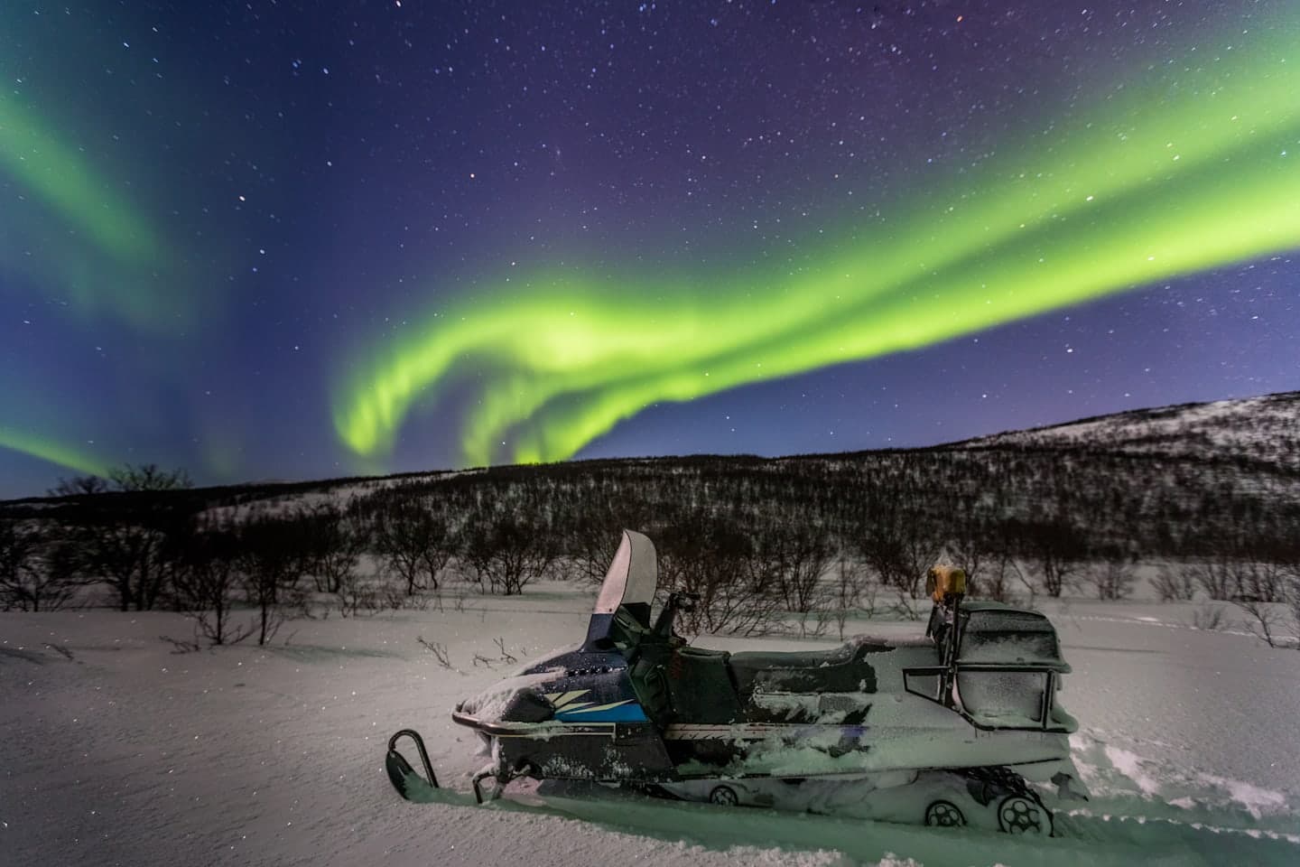 Noorderlichtjacht per sneeuwscooter (twee personen) thumbnail
