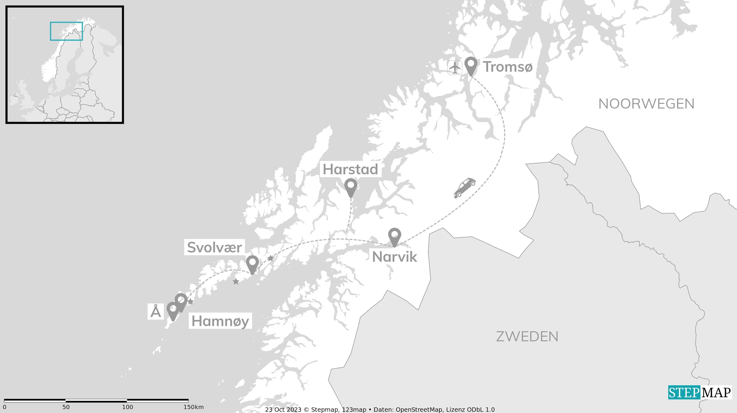 Zomerse Lofoten: roadtrip richting rode paalwoningen