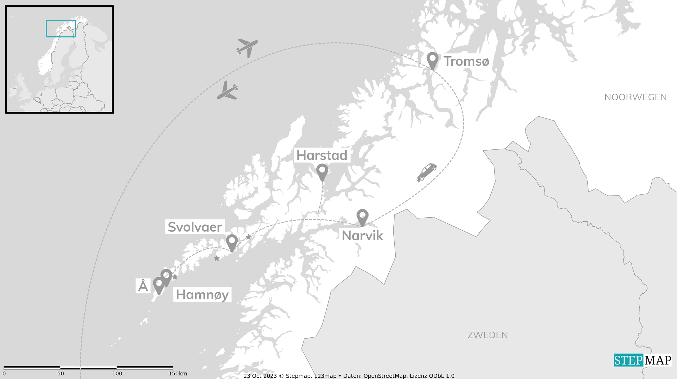 Zomerse Lofoten: roadtrip richting rode paalwoningen