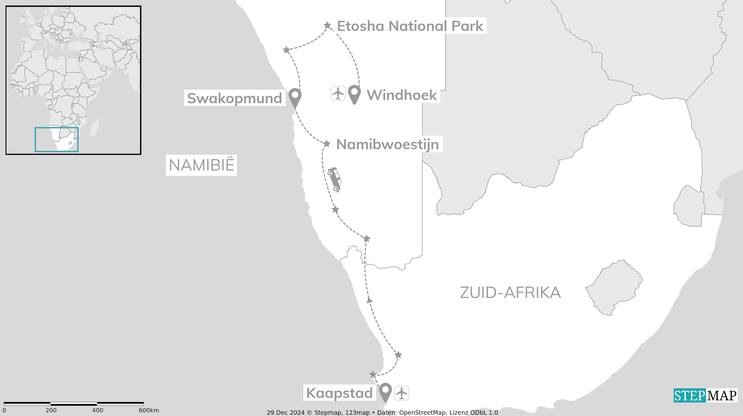 Zuid-Afrika & Namibië: roadtrip in een rooftoptent