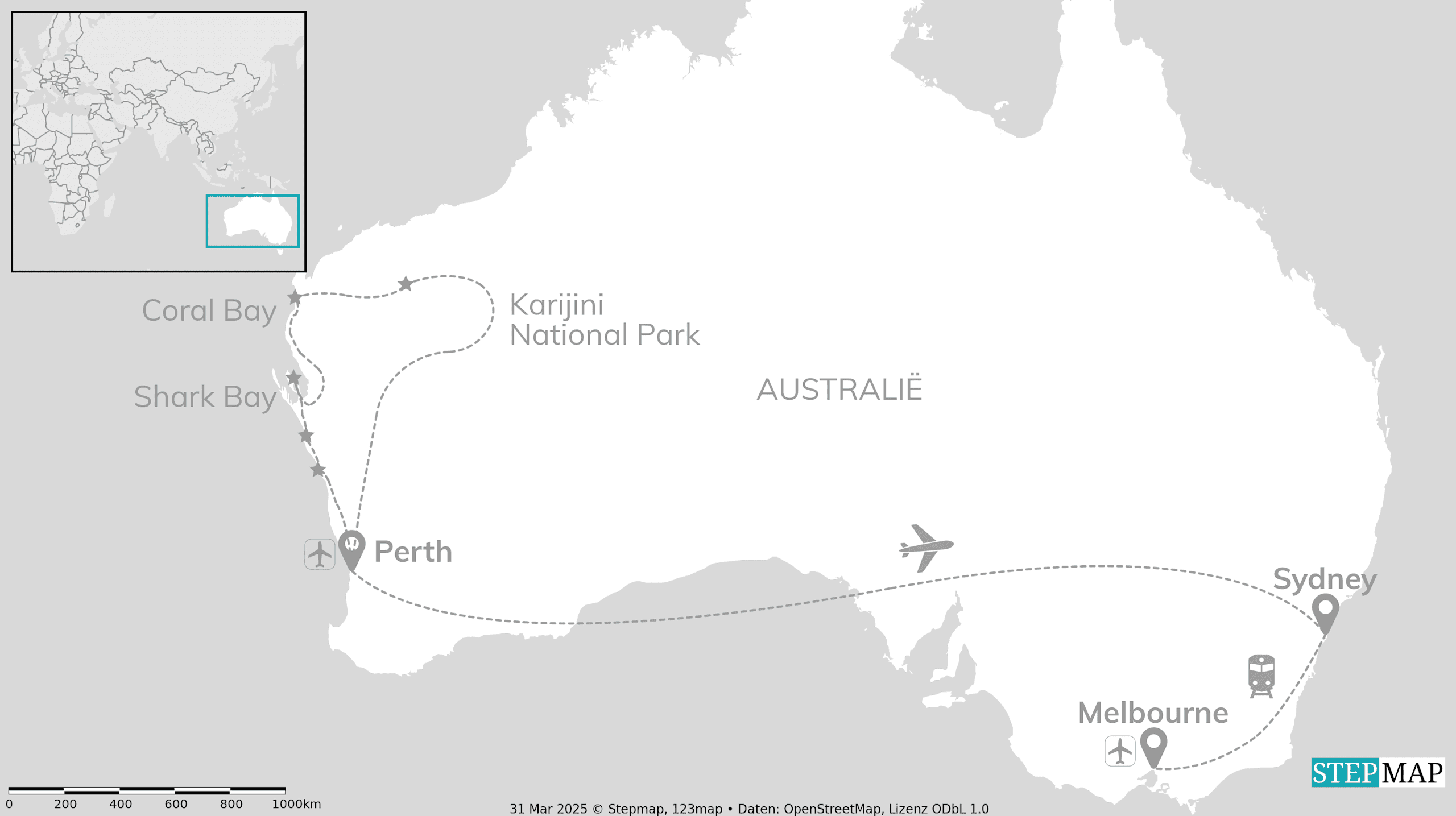 Australië vanlife: van westkust naar outback