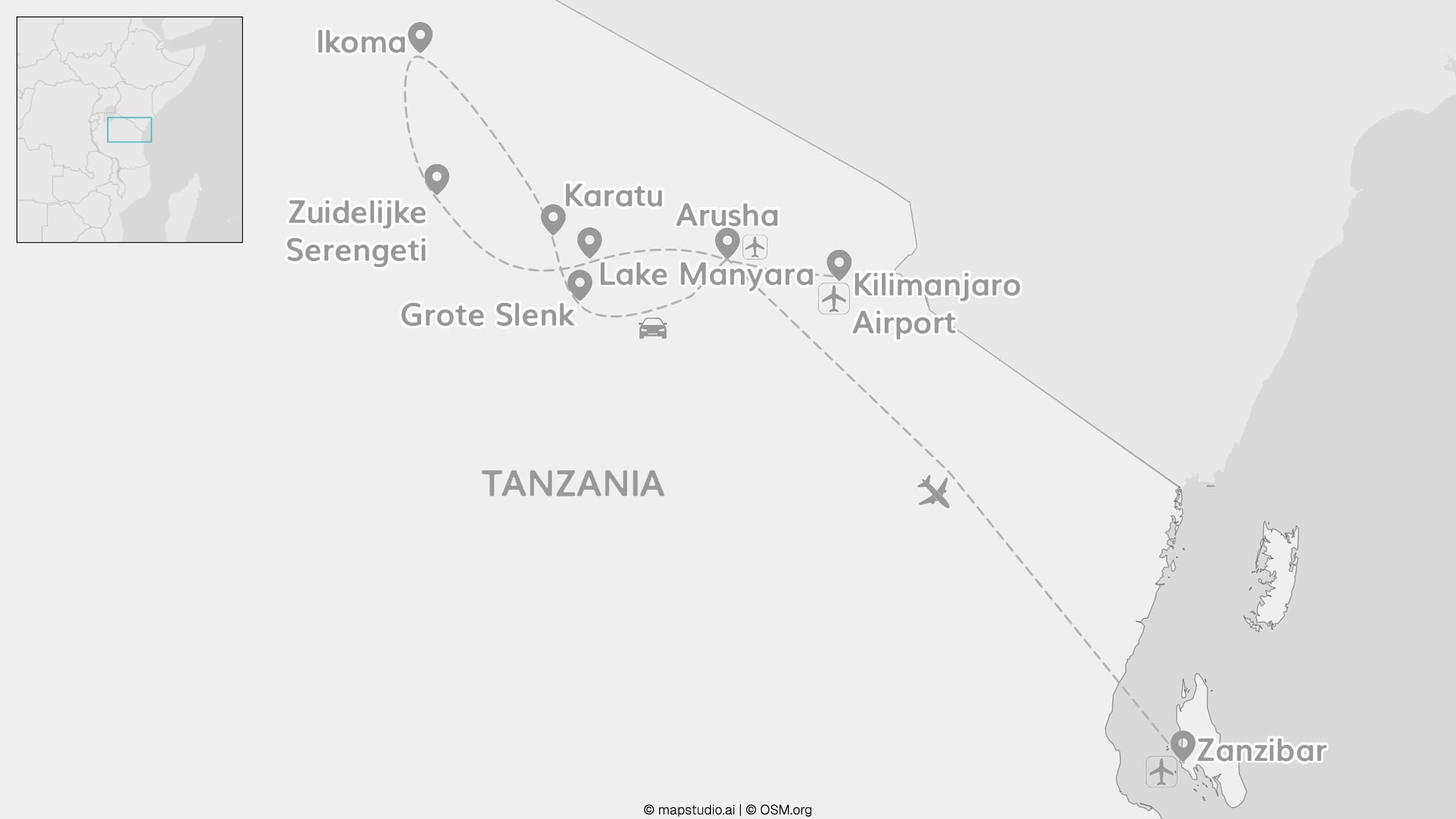 Tanzania: Serengeti, safari, Zanzibar!