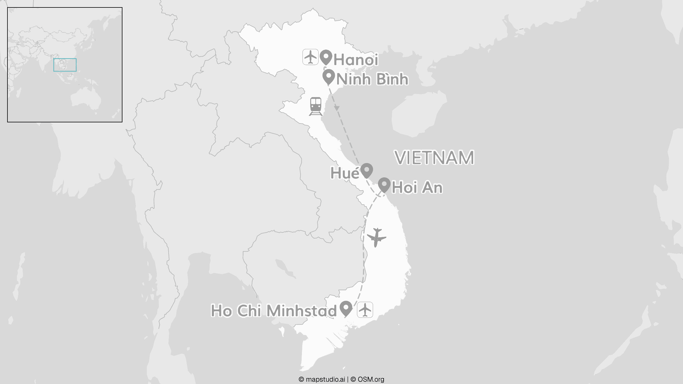 2 for 1 Vietnam: van noord naar zuid met Ninh Bình