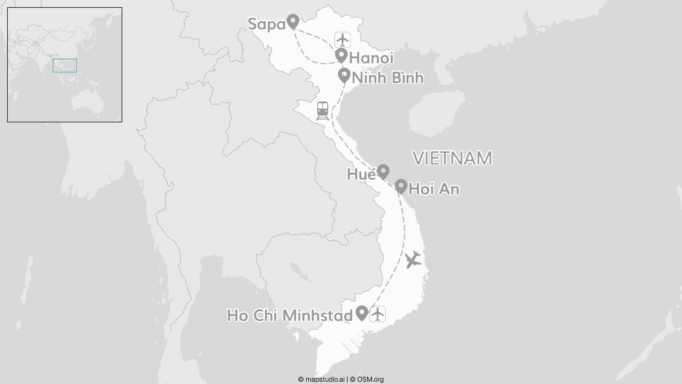 2 for 1 Vietnam: van noord naar zuid met Sapa & Ninh Bình