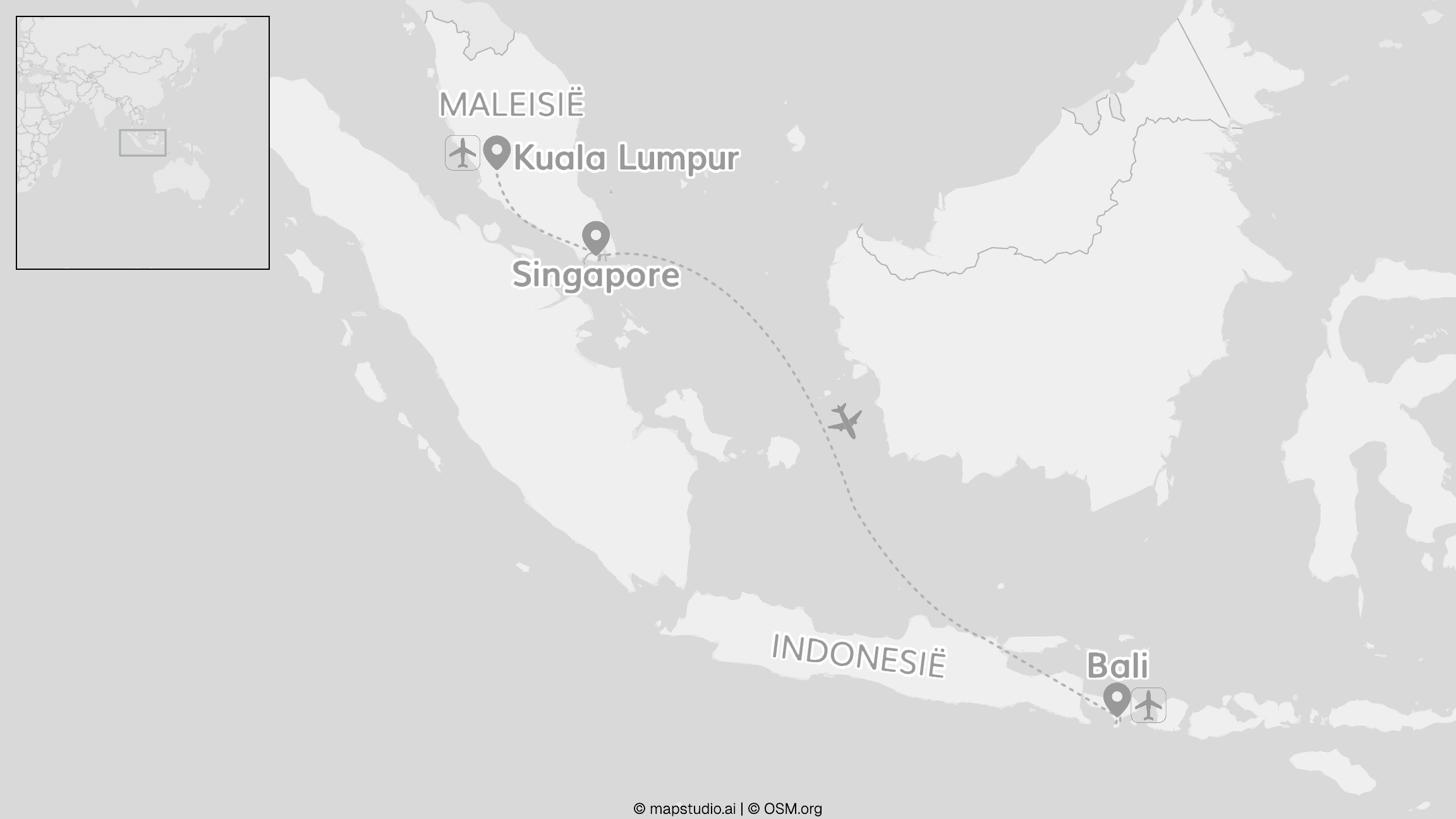 Maleisië, Singapore & Bali: stadslichtjes tot sunrisehikes