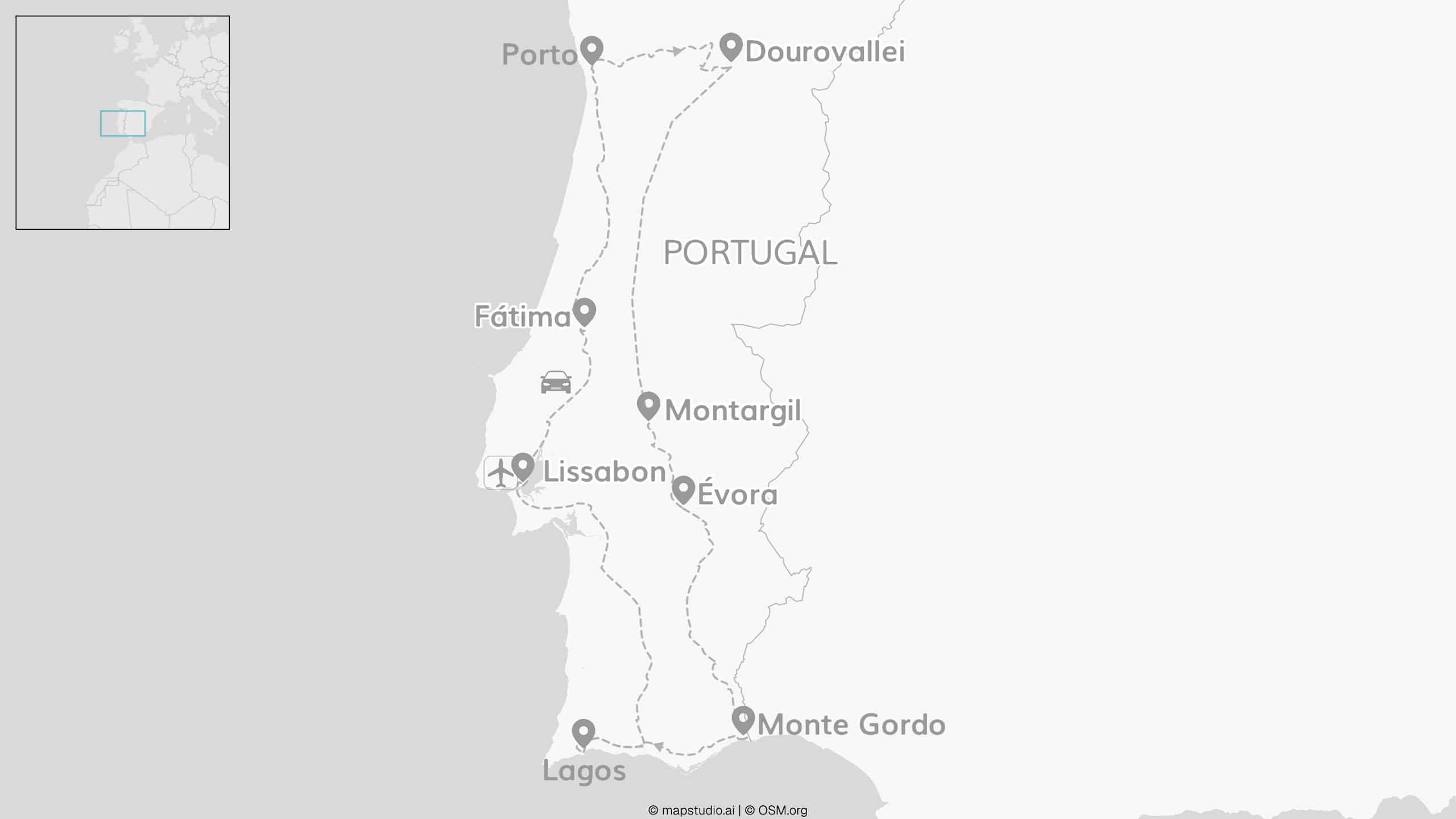 Ontdek Portugal: groene valleien & vuurrode kliffen