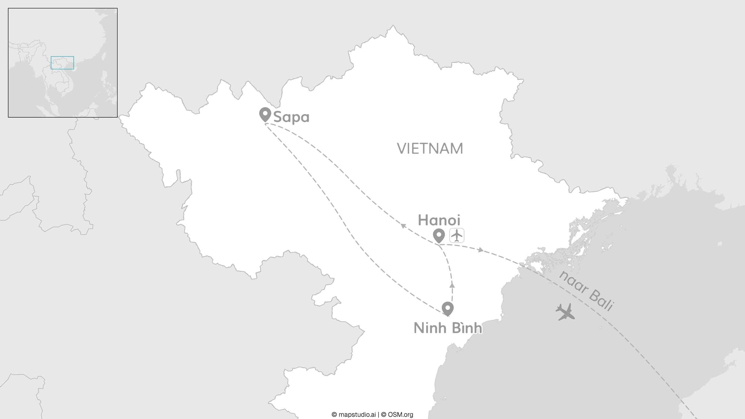 2 for 1 Vietnam & Bali: van local living tot rijstterrassen