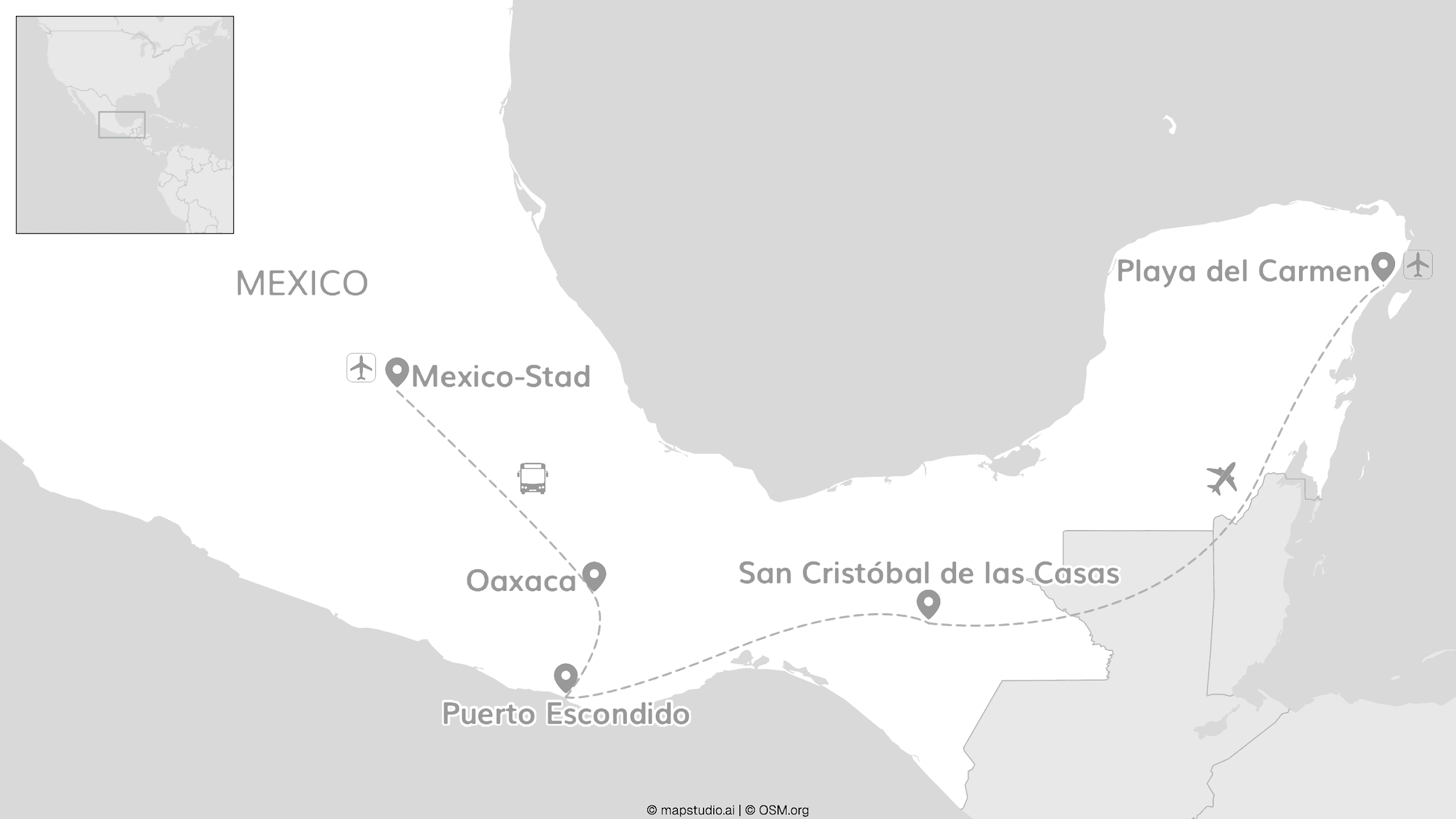2 for 1 Mexico: stad, cenotes & surfstranden