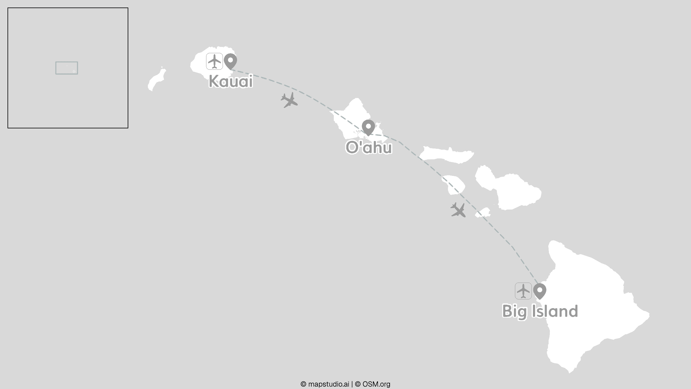 2 for 1 Hawaï: eilandhoppen met Kauai, O’ahu & Big Island
