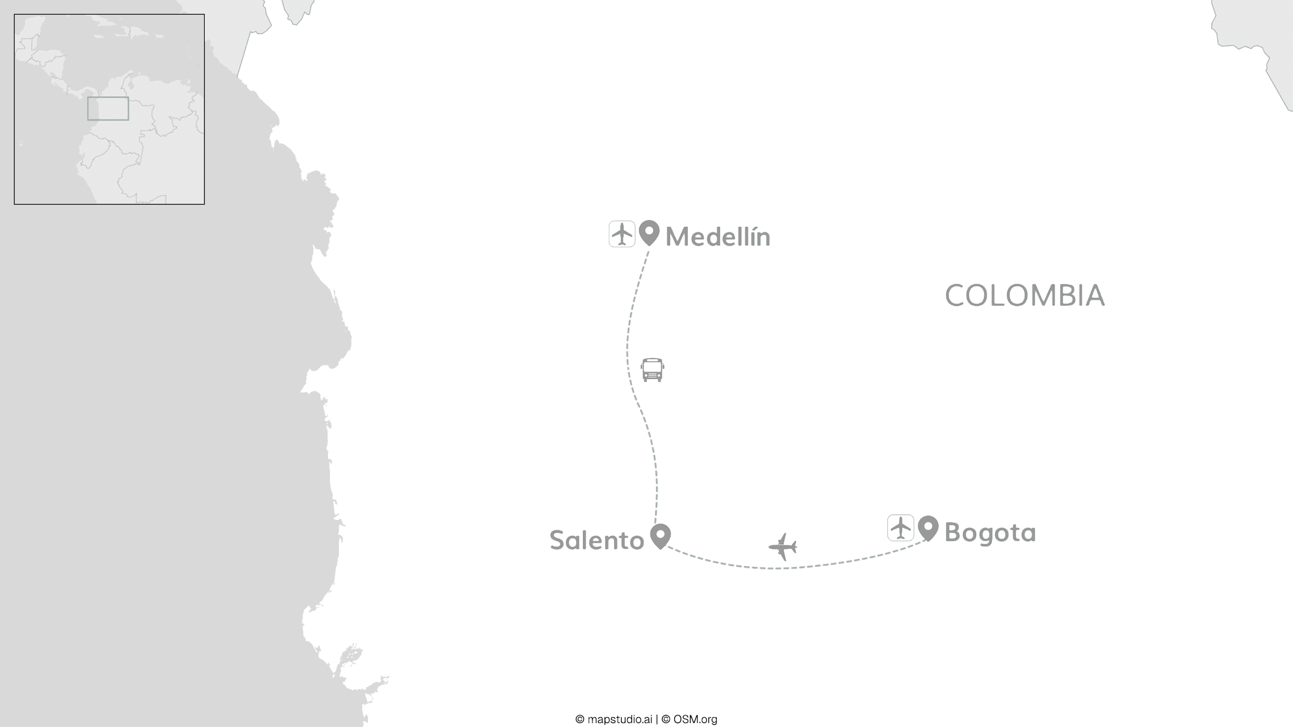 2 for 1 Colombia: de Andes, palmbomen & geurige koffie