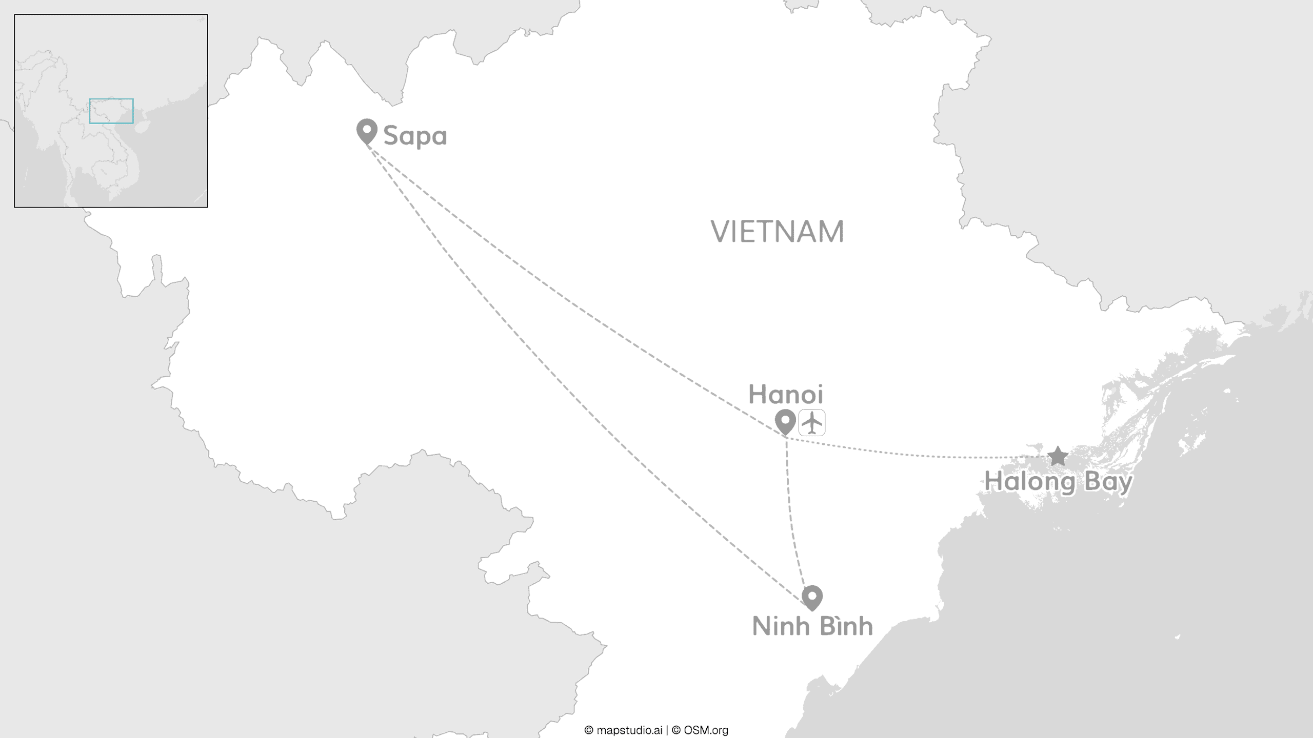 Noord-Vietnam: van Hanoi naar rijstvelden & Halong Bay